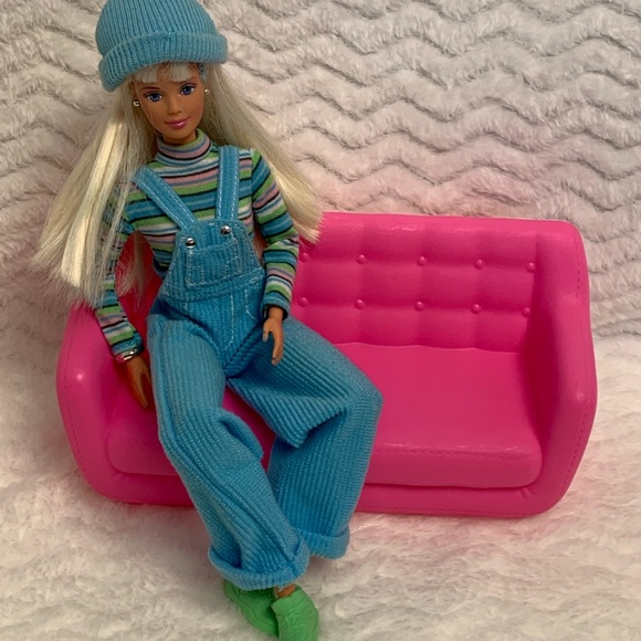 Barbie Toys Barbie 99s Cool Blue Barbie Doll Mattel Blonde Jointed